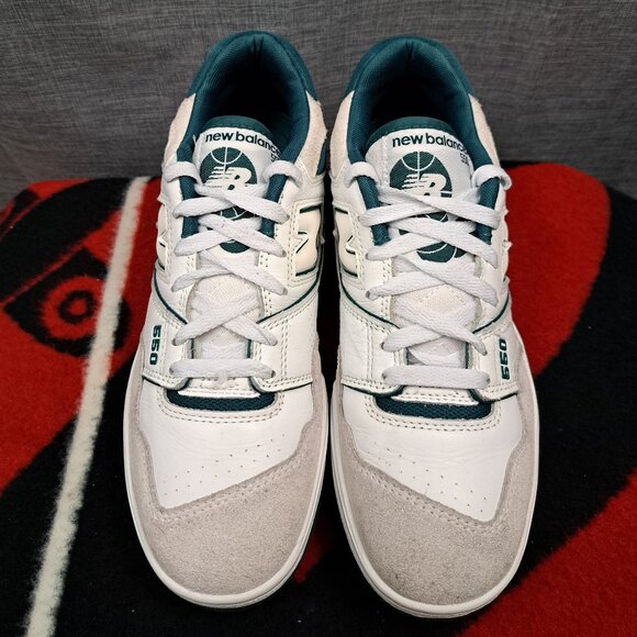 %Size 7.5 Men / 9 Women New Balance 550 Vintage Teal White Sneakers / A 44 main image 13